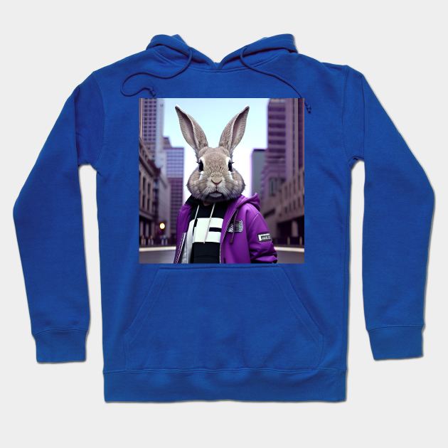 #Web3Kend Polygon Rabbit #30 Hoodie by #Web3Kend